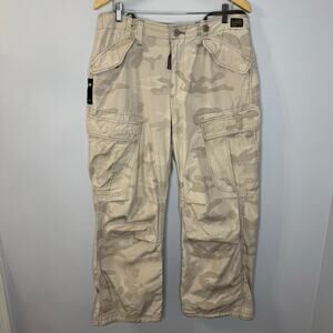 G star Sniper Battle Cargo pant Combat Camo Multi Pockets Military Sz 33